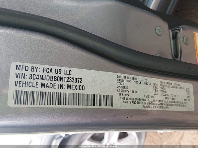 Jeep Compass Latitude 4x4 2022 3C4NJDBB0NT233072 Image 9