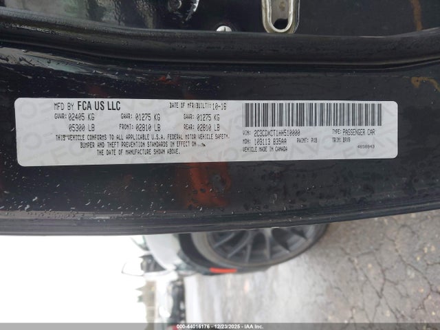 2C3CDXCT1HH510000 Dodge Charger R/t Rwd