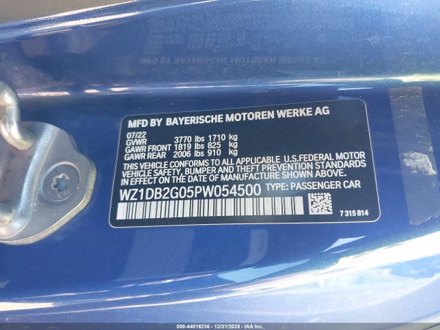 2023 TOYOTA GR SUPRA WZ1DB2G05PW054500 Photo 8