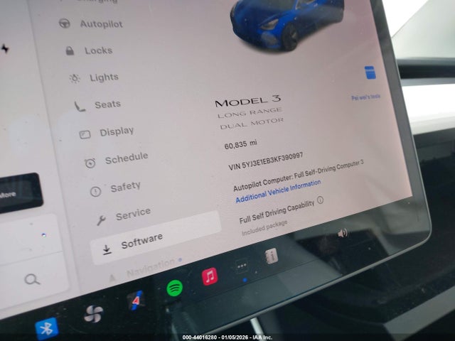 2019 TESLA MODEL 3 5YJ3E1EB3KF390997 Photo 6