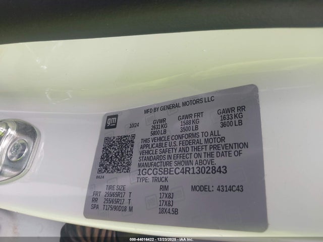 1GCGSBEC4R1302843 Chevrolet Colorado 2wd Wt