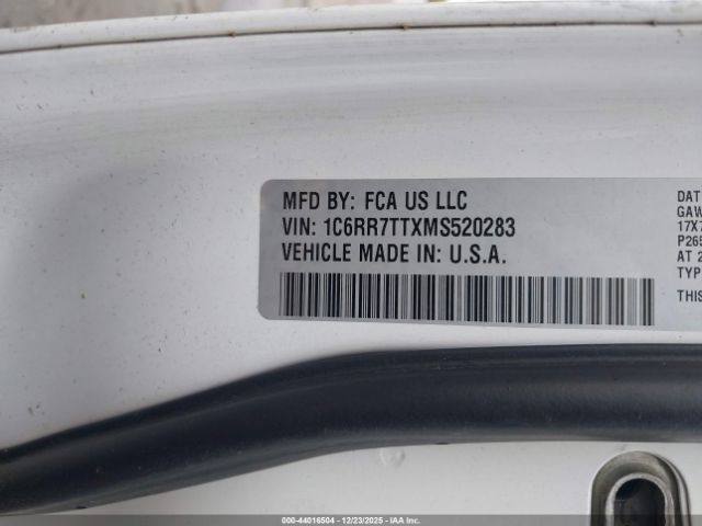 2021 RAM 1500 CLASSIC 1C6RR7TTXMS520283 Photo 8