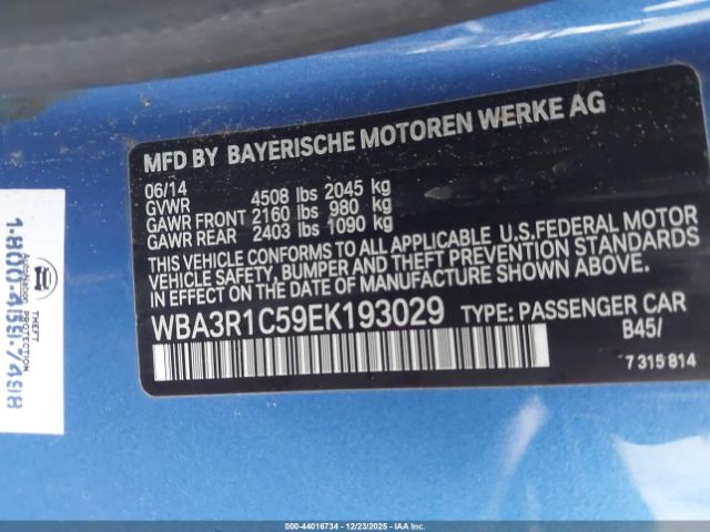 2014 BMW 435I WBA3R1C59EK193029 Photo 8
