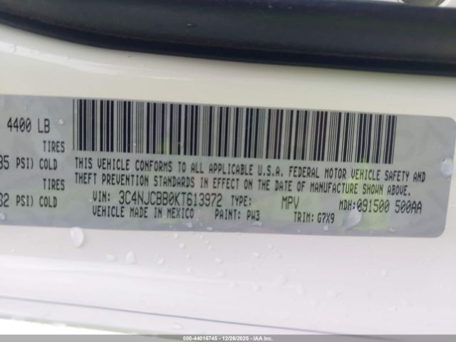 2019 JEEP COMPASS 3C4NJCBB0KT613972 Photo 8