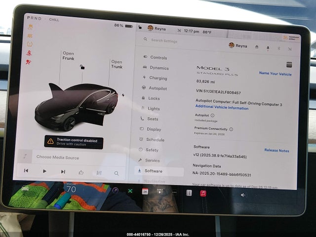 2020 TESLA MODEL 3 5YJ3E1EA2LF808457 Photo 6