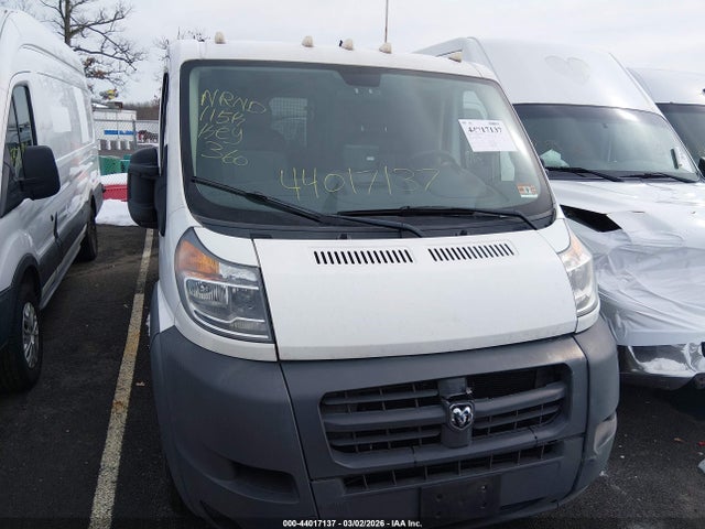 44017137 :رقم المزاد ، 3C6TRVAG7HE536580 vin ، 2017 Ram Promaster 1500 Low Roof 136 Wb مزاد بيع