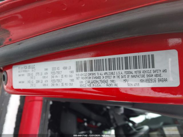 2017 JEEP WRANGLER 1C4AJWAG9HL754542 Photo 8