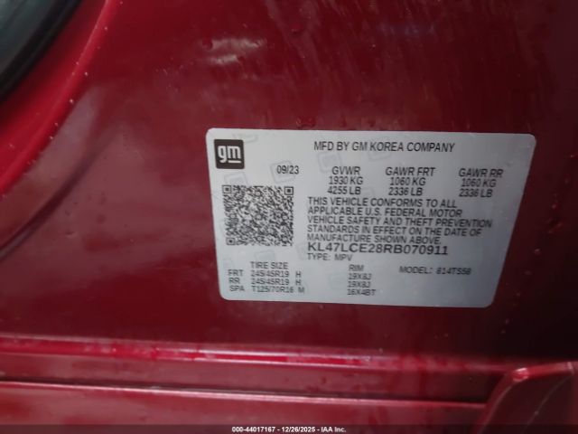 2024 BUICK ENVISTA KL47LCE28RB070911 Photo 8