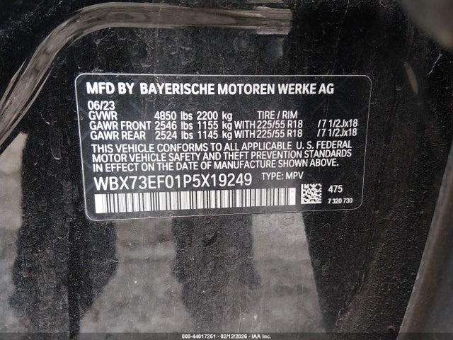 2023 BMW X1 WBX73EF01P5X19249 Photo 8