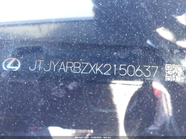 JTJYARBZXK2150637 Lexus NX 300