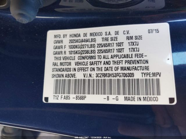 2015 HONDA CR-V 3CZRM3H53FG706309 Photo 8