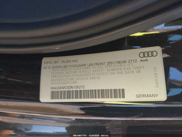 2013 AUDI A6 WAUGFAFC5DN105272 Photo 8