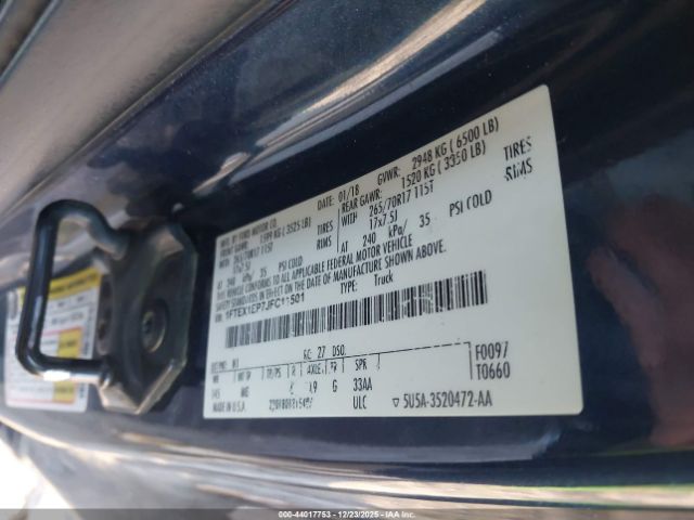 2018 FORD F-150 1FTEX1EP7JFC11501 Photo 8