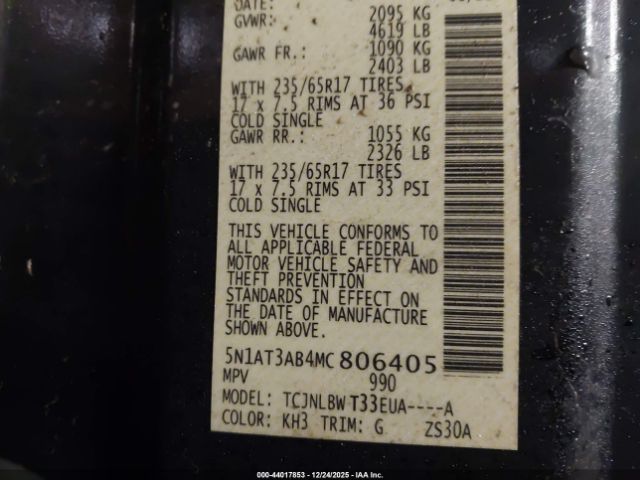 2021 NISSAN ROGUE 5N1AT3AB4MC806405 Photo 8