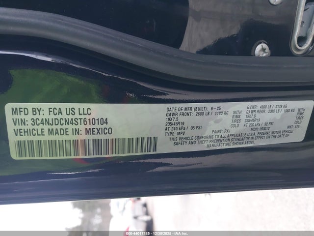 Jeep Compass Limited 4x4 2025 3C4NJDCN4ST610104 Image 9