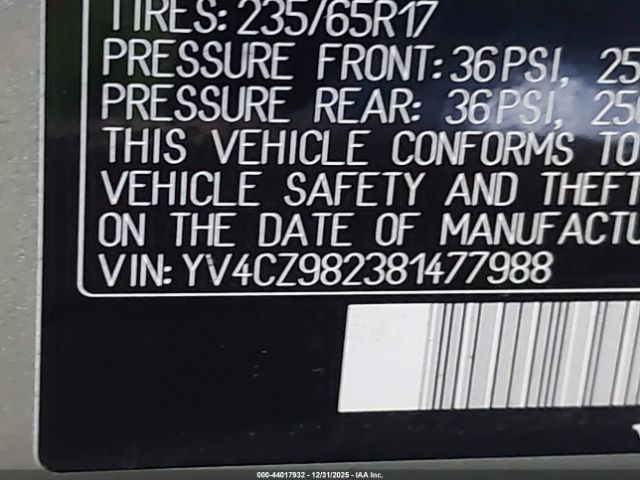 2008 VOLVO XC90 YV4CZ982381477988 Photo 8