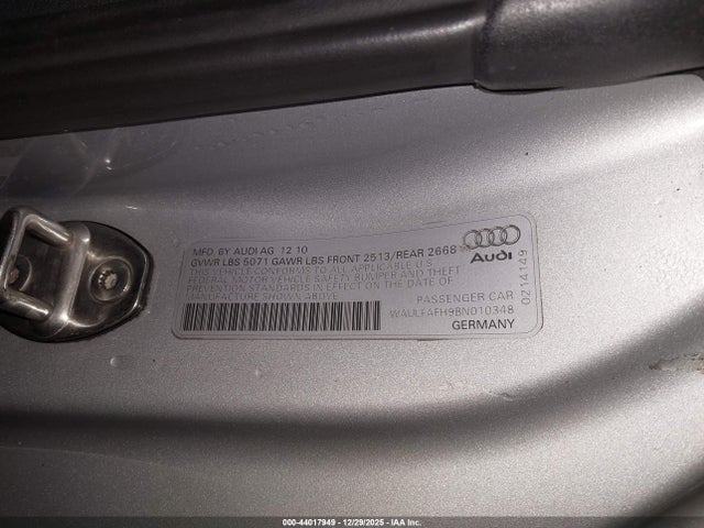 2011 AUDI A5 WAULFAFH9BN010348 Photo 8