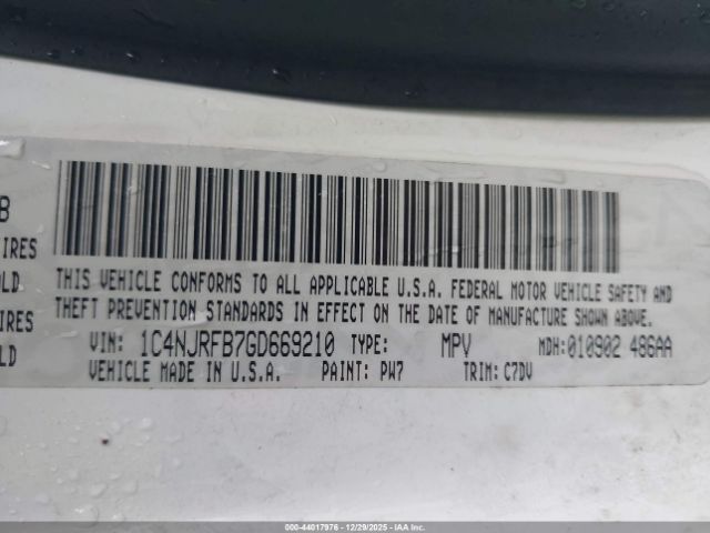 2016 JEEP PATRIOT 1C4NJRFB7GD669210 Photo 8