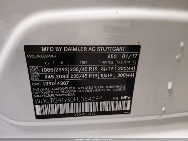 2017 MERCEDES-BENZ GLA 250 WDCTG4GB0HJ354284 Photo 8