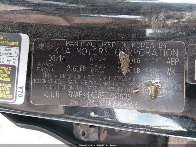 2014 KIA FORTE KNAFK4A68E5233906 Photo 8