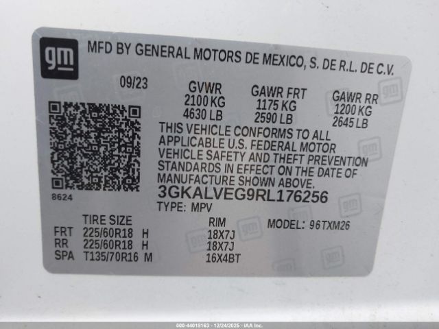2024 GMC TERRAIN 3GKALVEG9RL176256 Photo 8