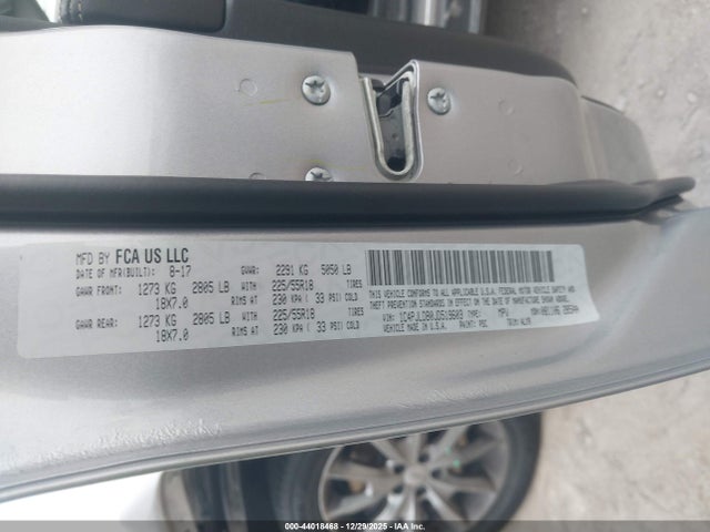 1C4PJLDB0JD519603 Jeep Cherokee Limited Fwd