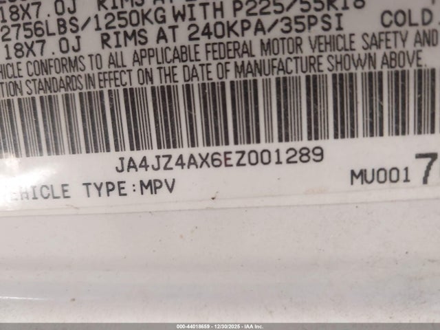 2014 MITSUBISHI OUTLANDER JA4JZ4AX6EZ001289 Photo 8