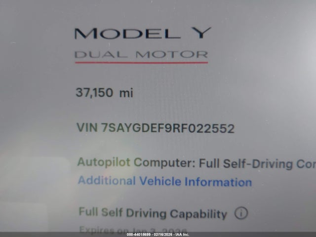 2024 TESLA MODEL Y 7SAYGDEF9RF022552 Photo 6