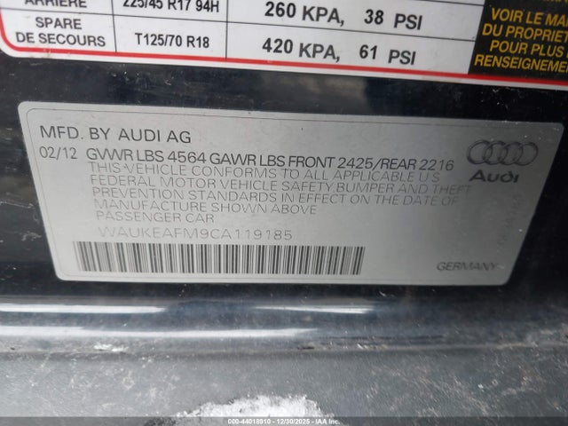 2012 AUDI A3 WAUKEAFM9CA119185 Photo 8