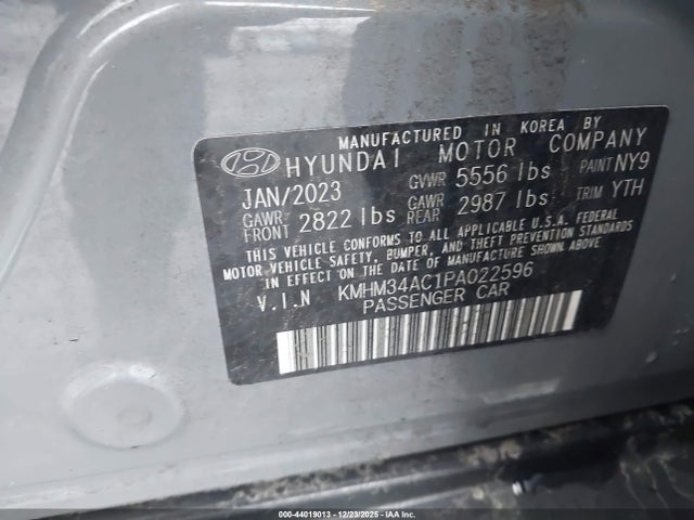 Hyundai Ioniq 6 Sel 2023 KMHM34AC1PA022596 Image 9