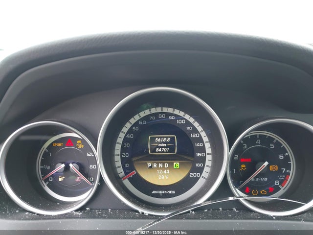 2012 Mercedes-benz C 63 Amg მანქანა იყიდება აუქციონზე, vin: WDDGF7HB1CA689580, აუქციონის ნომერი: 44019217
