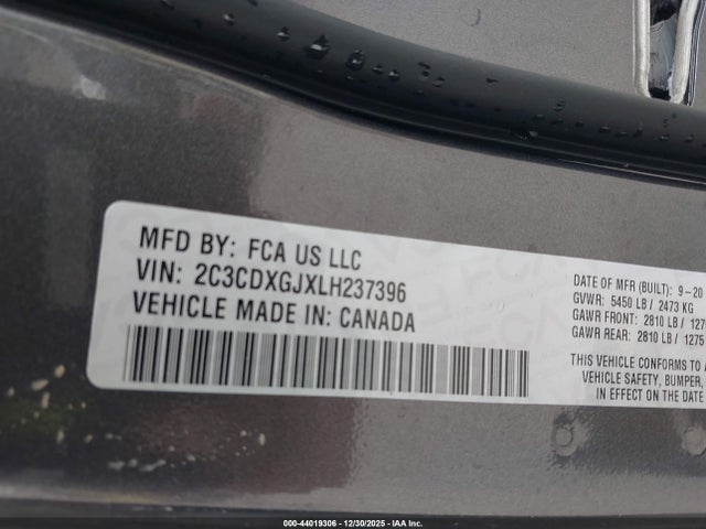 Dodge Charger Scat Pack Rwd 2020 2C3CDXGJXLH237396 Image 9
