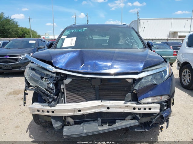2017 Honda Pilot Touring მანქანა იყიდება აუქციონზე, vin: 5FNYF5H93HB043505, აუქციონის ნომერი: 44019387