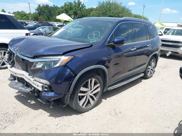 2017 Honda Pilot Touring მანქანა იყიდება აუქციონზე, vin: 5FNYF5H93HB043505, აუქციონის ნომერი: 44019387