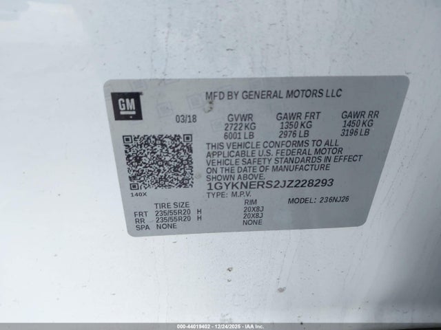 2018 CADILLAC XT5 1GYKNERS2JZ228293 Photo 8