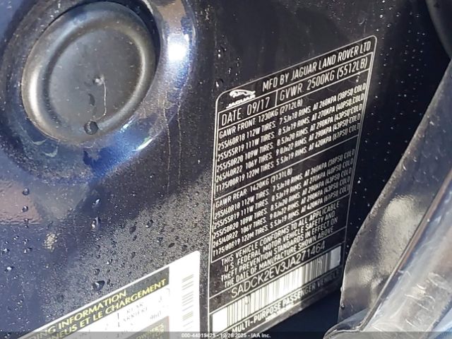 2018 JAGUAR F-PACE SADCK2EV3JA271464 Photo 8