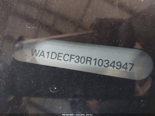 44019641 :رقم المزاد ، WA1DECF30R1034947 vin ، 2024 Audi Q3 Premium 45 Tfsi S Line Quattro Tiptronic مزاد بيع