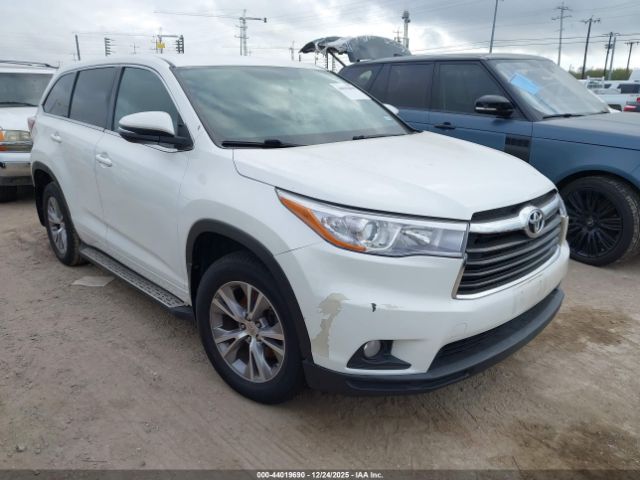2015 TOYOTA HIGHLANDER 5TDZKRFHXFS062904