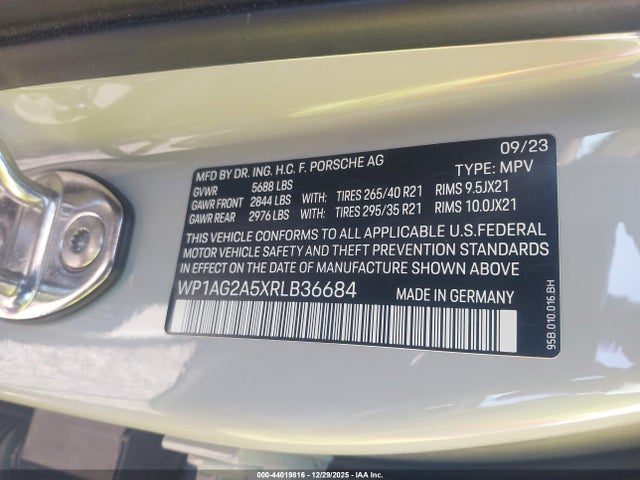 2024 PORSCHE MACAN WP1AG2A5XRLB36684 Photo 8