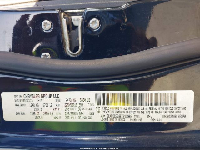 2014 DODGE JOURNEY 3C4PDCEG3ET213867 Photo 8