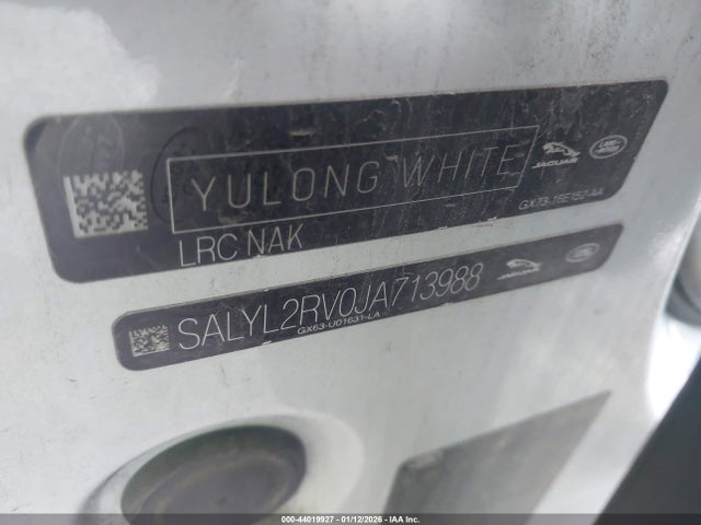 SALYL2RV0JA713988 Land Rover Range Rover Velar P380 Se R-dynamic