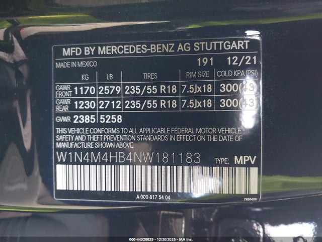 2022 MERCEDES-BENZ GLB 250 W1N4M4HB4NW181183 Photo 8