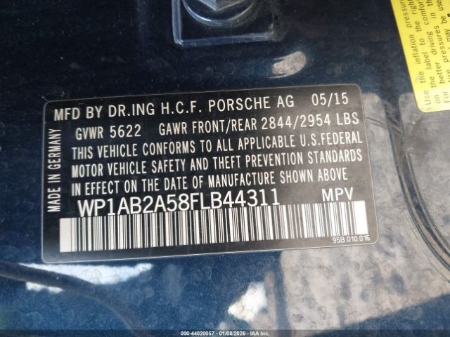 2015 PORSCHE MACAN WP1AB2A58FLB44311 Photo 8