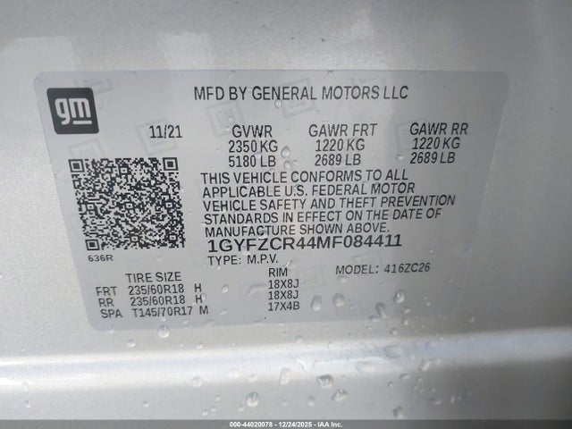 2021 CADILLAC XT4 1GYFZCR44MF084411 Photo 8