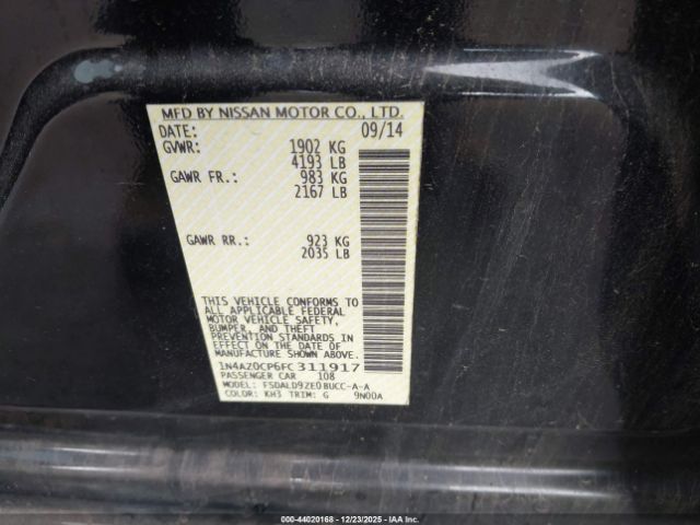 2015 NISSAN LEAF 1N4AZ0CP6FC311917 Photo 8