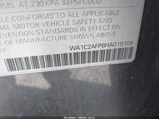 2017 AUDI Q5 WA1C2AFP8HA019106 Photo 8