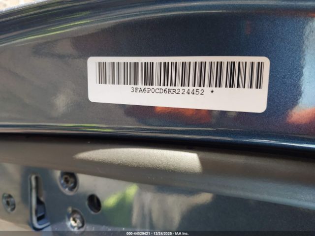 2019 FORD FUSION 3FA6P0CD6KR224452 Photo 8