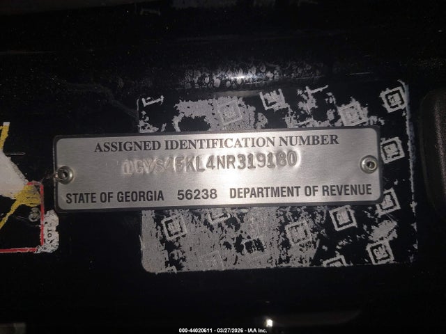 1GYS4FKL4NR319180 Cadillac Escalade 4wd Sport