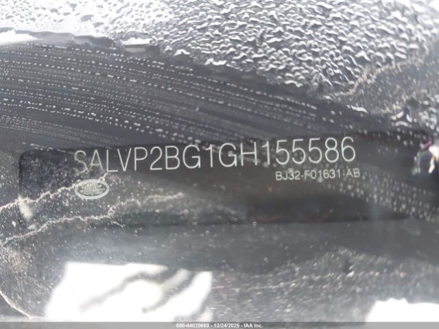 2016 LAND ROVER RANGE ROVER EVOQUE SALVP2BG1GH155586 Photo 8