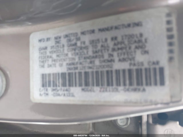 Продаж на аукціоні авто 1998 Toyota Corolla Ve, vin: 1NXBR12E9WZ120082, номер лоту: 44020794